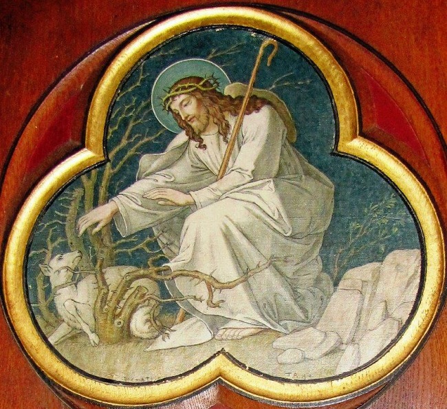 bon Pasteur chapelle du Carme Marienthal Alsace